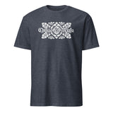 Cuccico Chinga La Migra T-Shirt in Heather Navy highlighting Abolish ICE and Immigration Reform message
