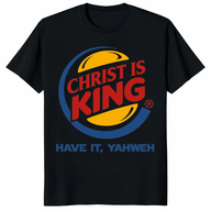 Christ Is King Yahweh T-Shirt | Christian Faith Statement Tee | Cuccico