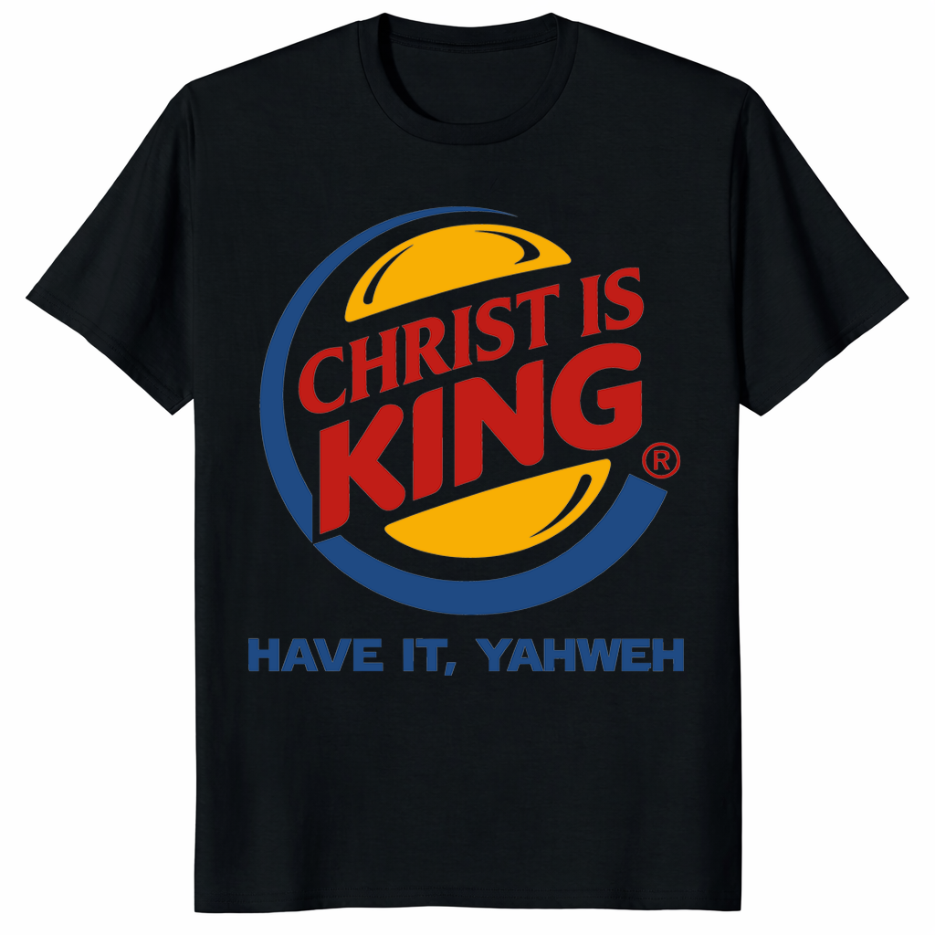 Christ Is King Yahweh T-Shirt | Christian Faith Statement Tee | Cuccico