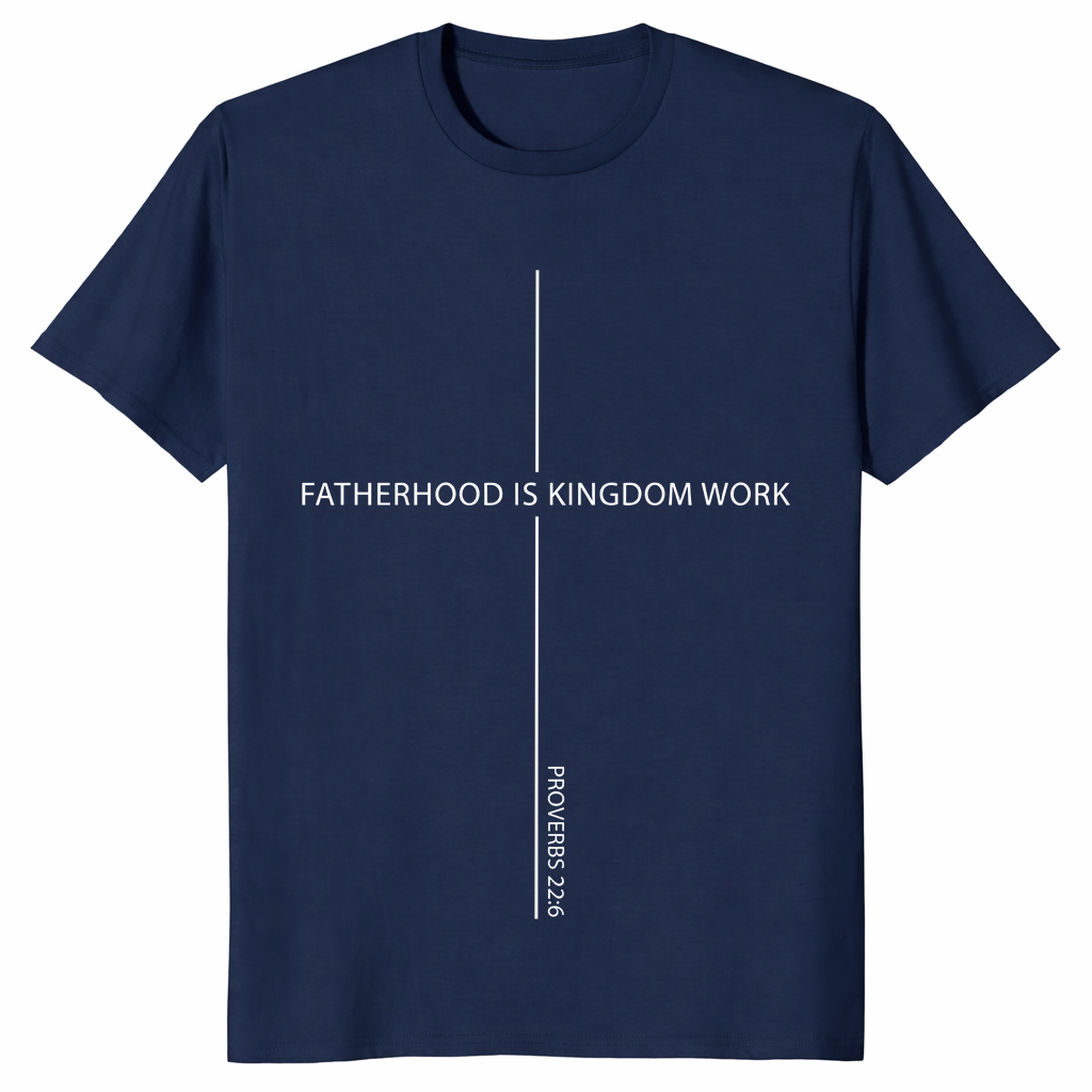Christian Father's Day Shirt for dad with faith-based fatherhood message