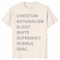 Christian Nationalism shirt in natural
