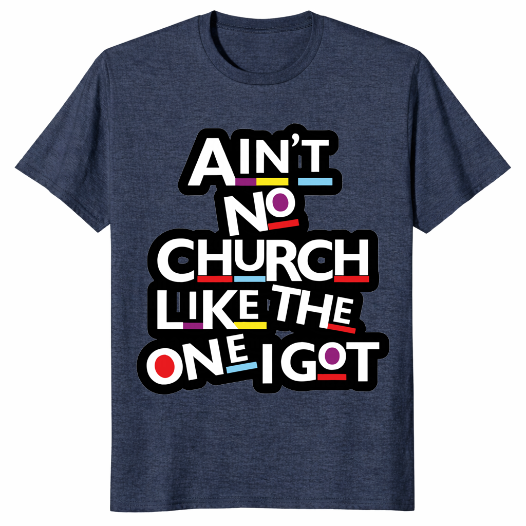 Church Pride Shirt in heather navy