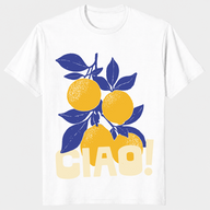 Ciao Italian lemon shirt white