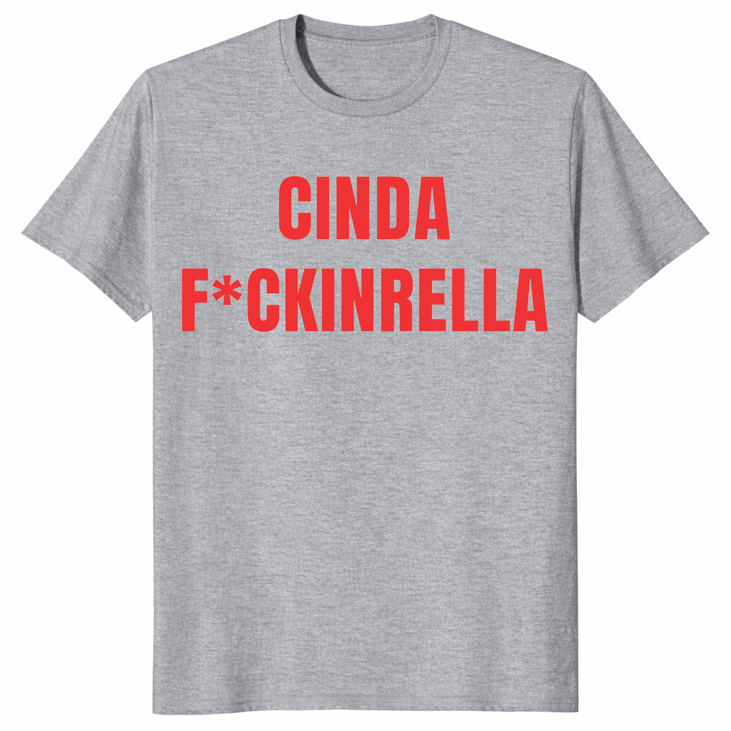 Cinda F*ckinrella shirt in sport grey