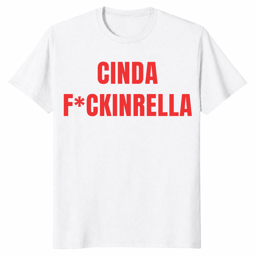 Cinda F*ckinrella shirt in white