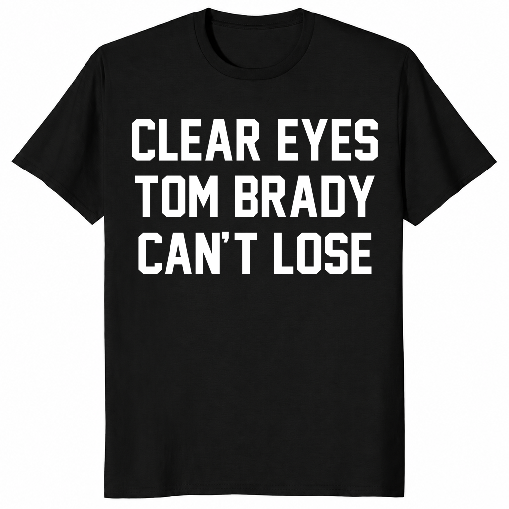 Clear Eyes Tom Brady shirt in black