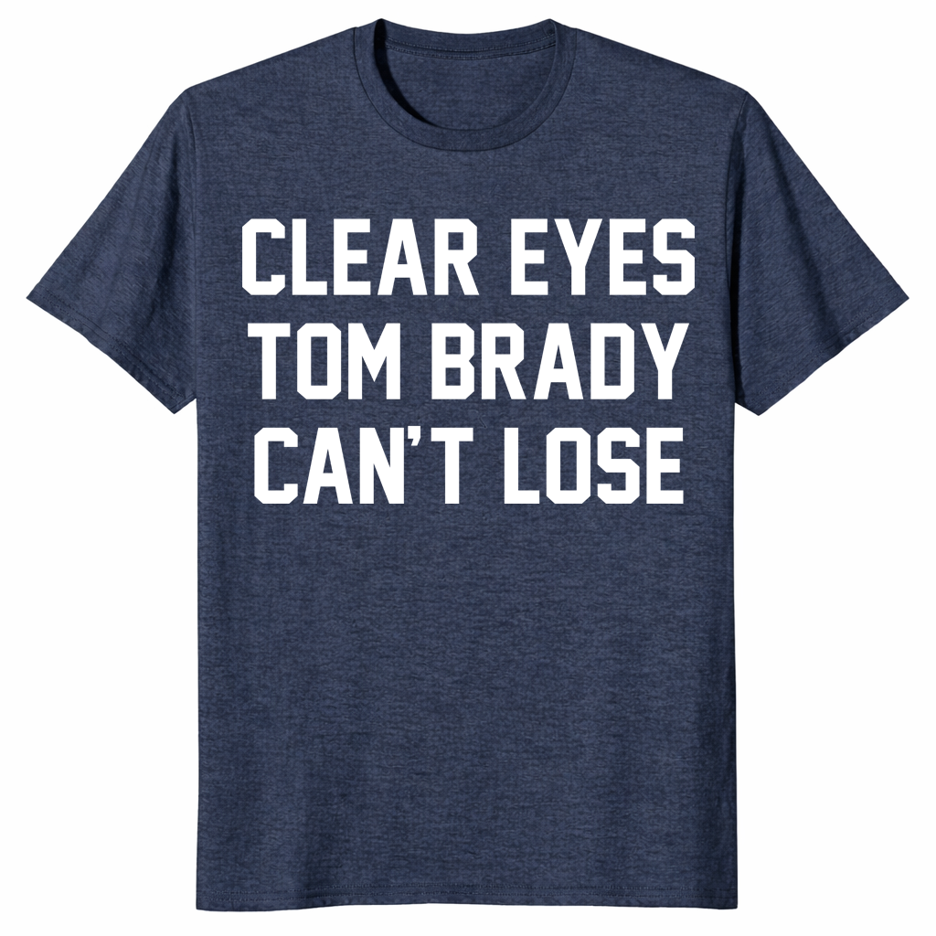 Clear Eyes Tom Brady shirt dark heather