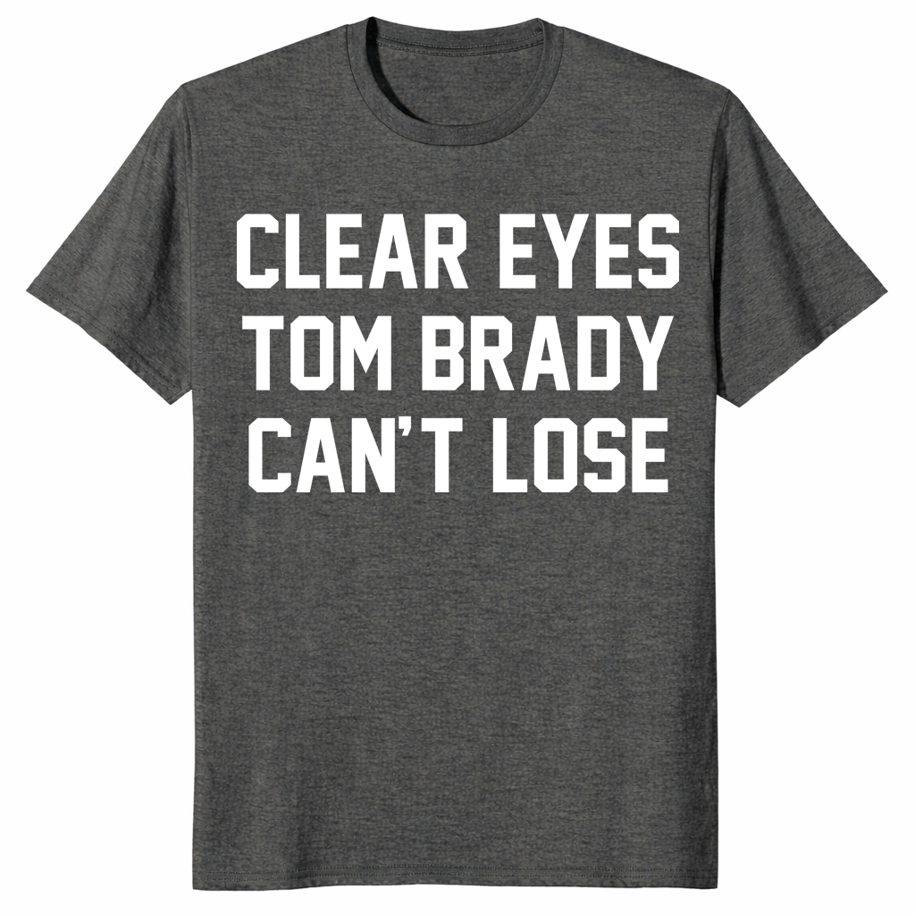 Clear Eyes Tom Brady shirt heather navy