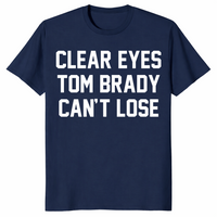 Clear Eyes Tom Brady shirt in navy