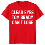 Clear Eyes Tom Brady shirt in red