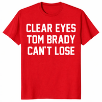 Clear Eyes Tom Brady shirt in red