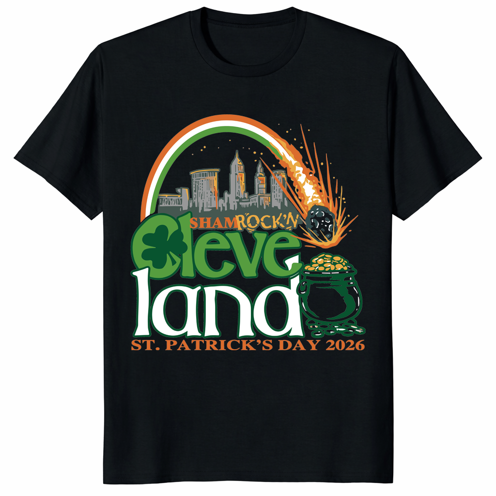 Cleveland Meteor St. Patricks Day Shirt trending design shirt