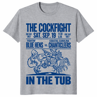 Cockfight in the Tub shirt in sport grey