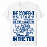 Cockfight in the Tub shirt in white