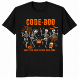 Code boo shirt black