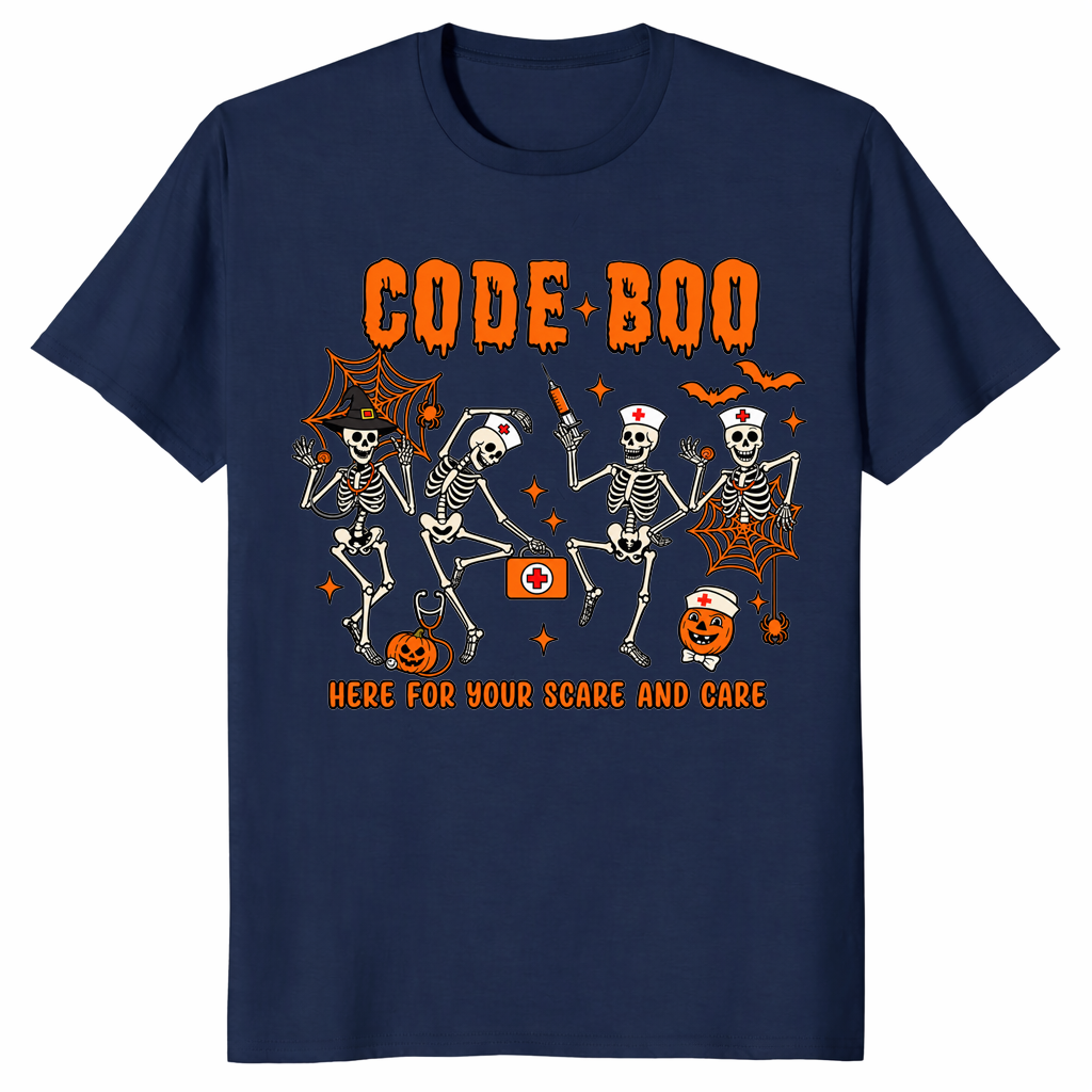 Code boo shirt navy