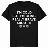 Cold But Brave shirt in black