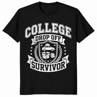 College drop off survivor shirt in black