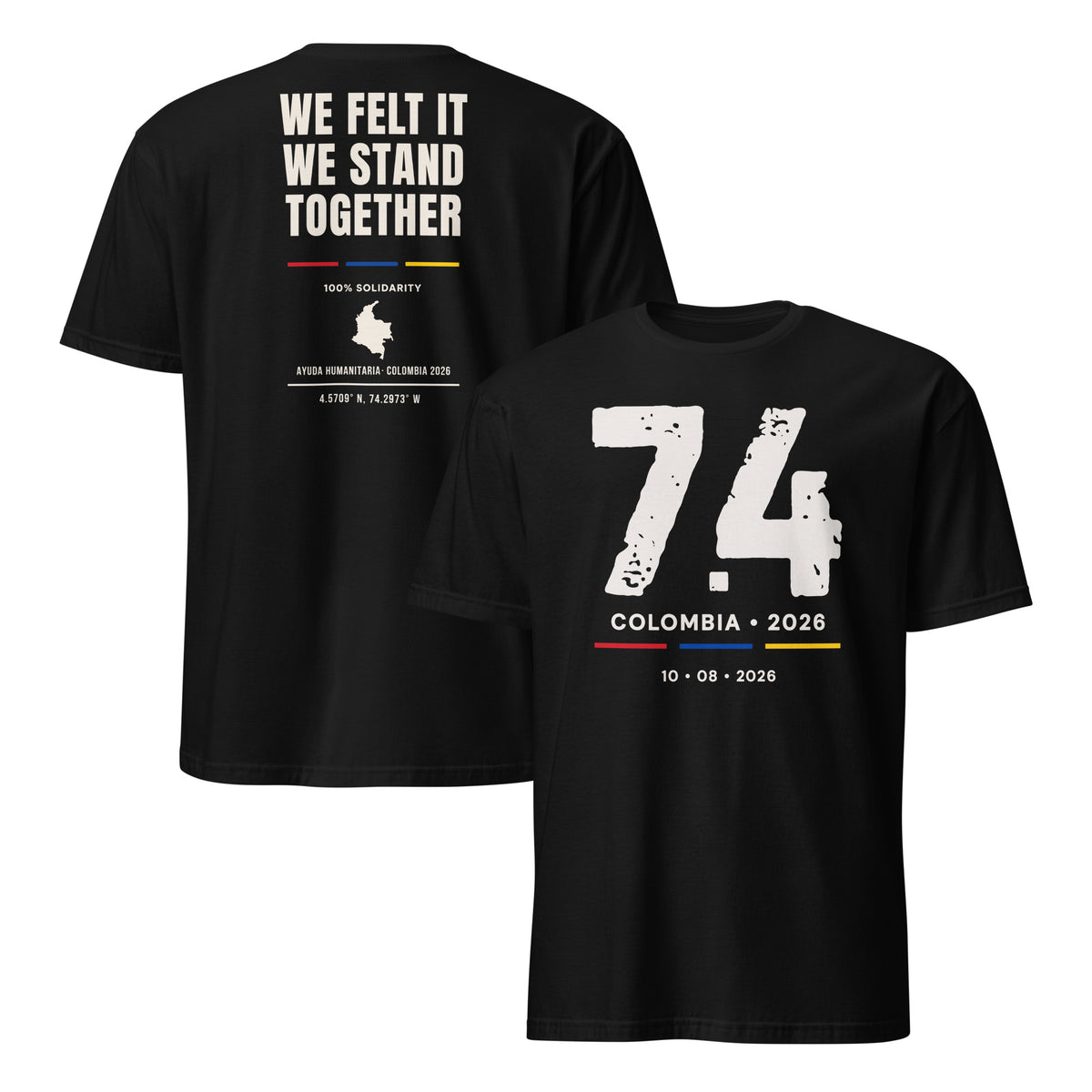 Colombia 74 tribute shirt black