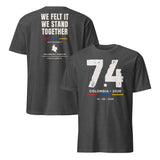 Colombia 74 tribute shirt dark heather grey