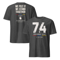 Colombia 74 tribute shirt dark heather grey