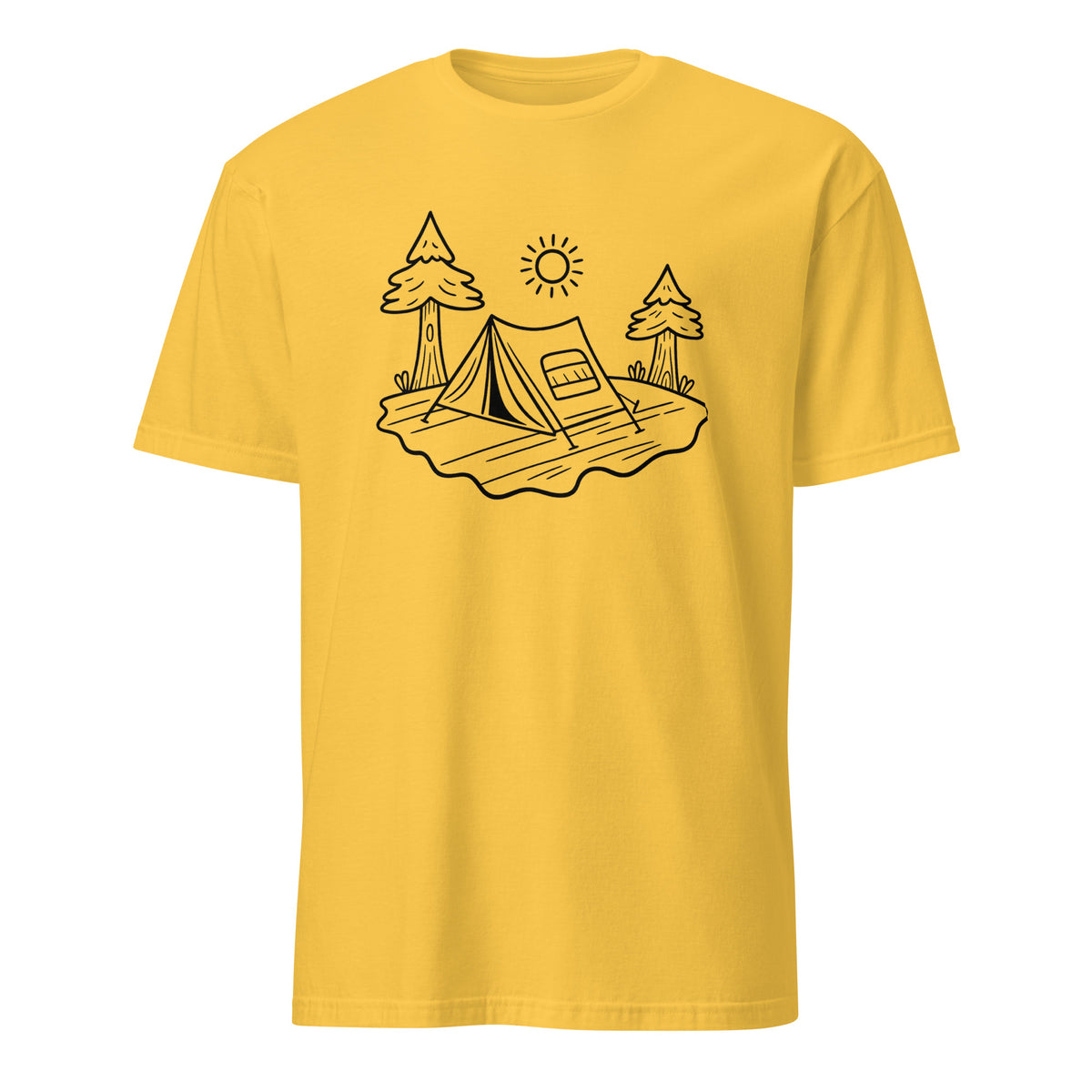 Cuccico Coloring for a Camp Shirt in daisy yellow – vibrant camp shirt