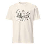 Cuccico Coloring for a Camp Shirt in natural shade – eco-friendly camp tee