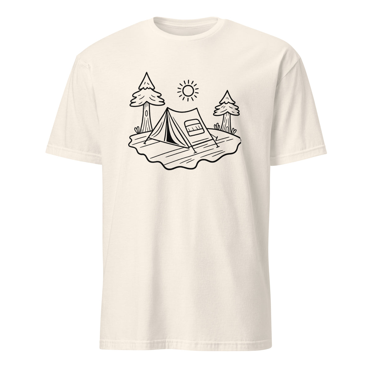 Cuccico Coloring for a Camp Shirt in natural shade – eco-friendly camp tee