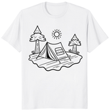 Cuccico Coloring for a Camp Shirt in white – customizable camp shirt design