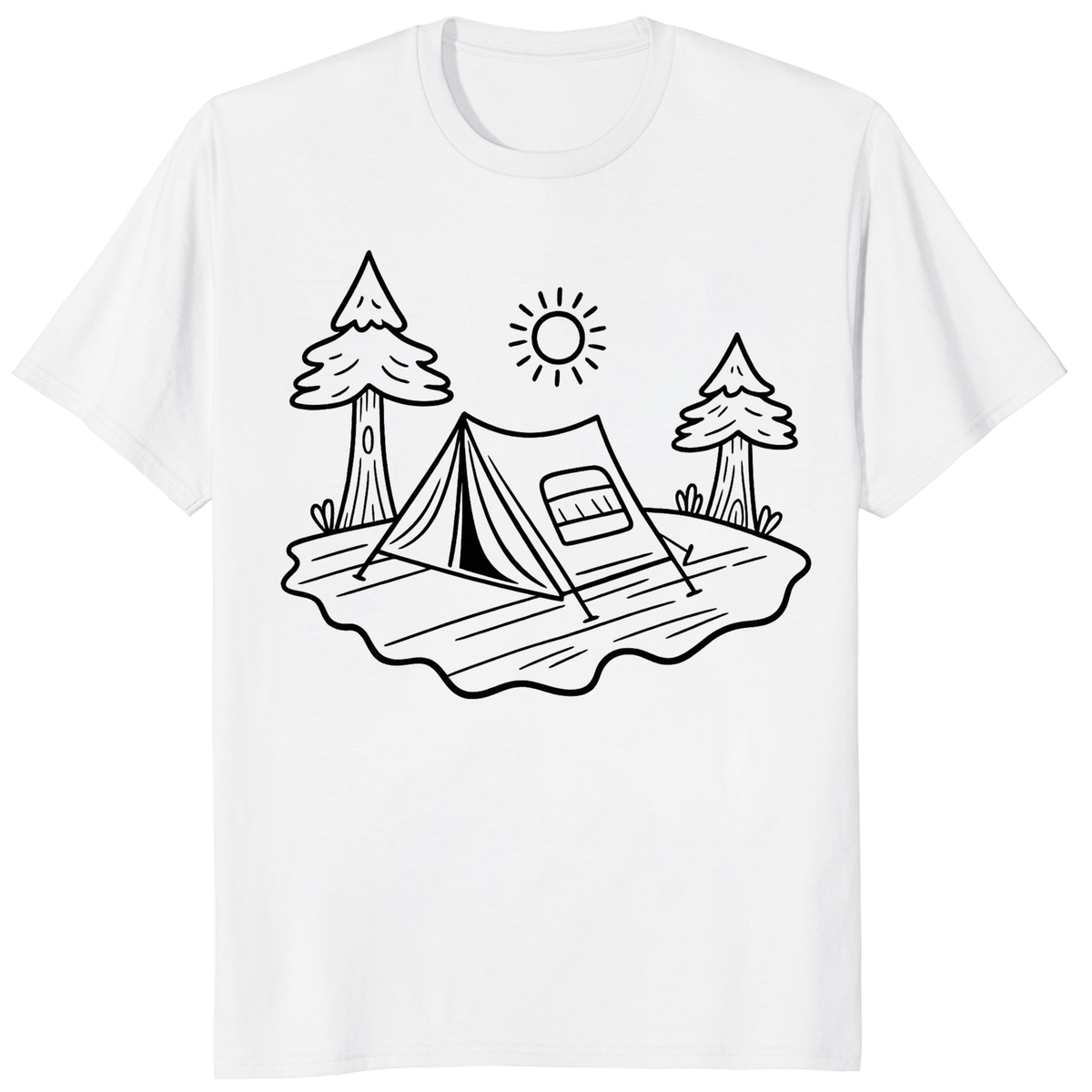 Cuccico Coloring for a Camp Shirt in white – customizable camp shirt design