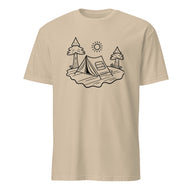 Cuccico Coloring for a Camp Shirt in sand color – personalized camp tee