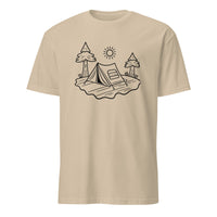 Cuccico Coloring for a Camp Shirt in sand color – personalized camp tee