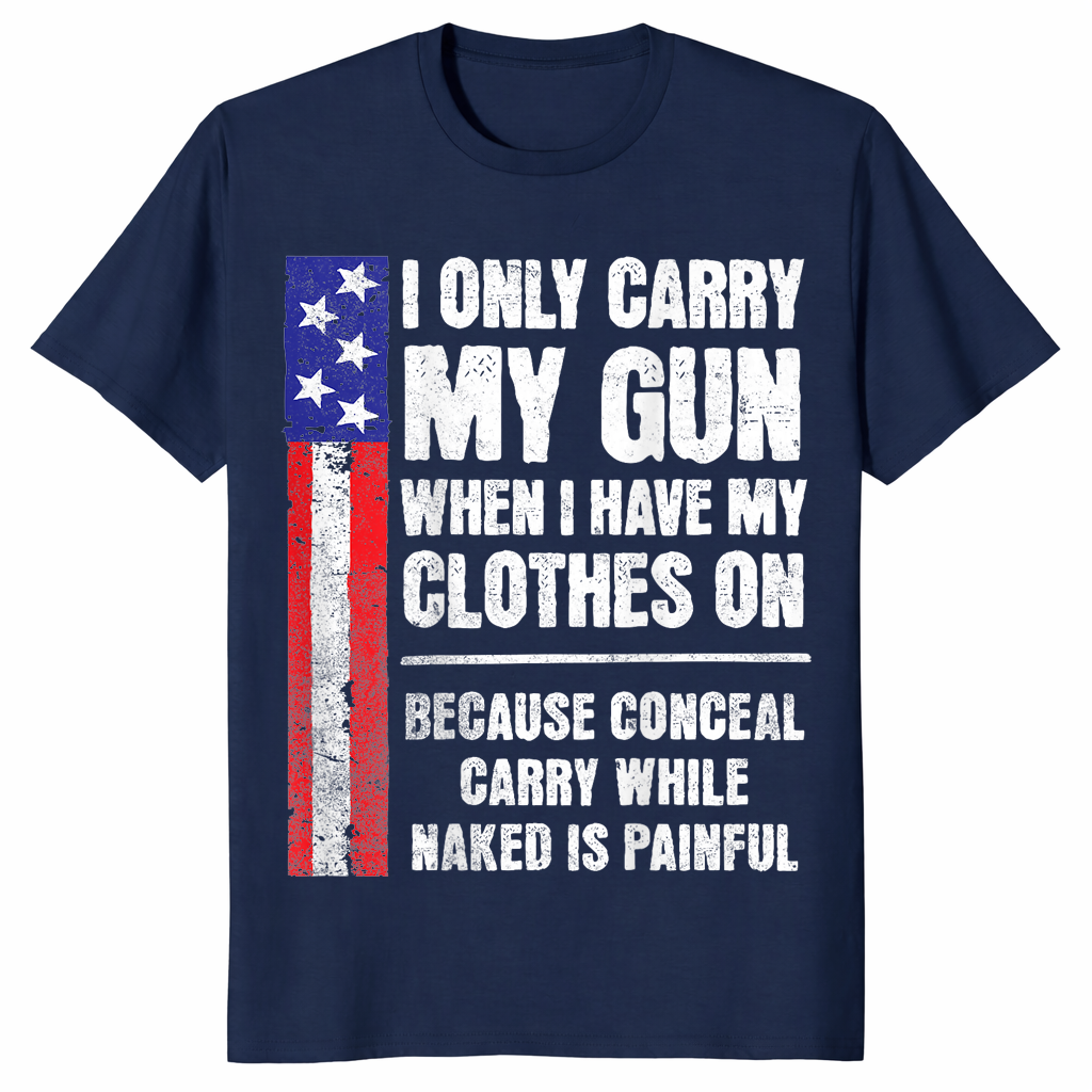 Concealed carry gun shirt in navy