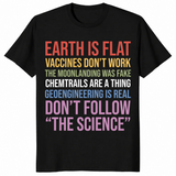 Conspiracy theory shirt in black