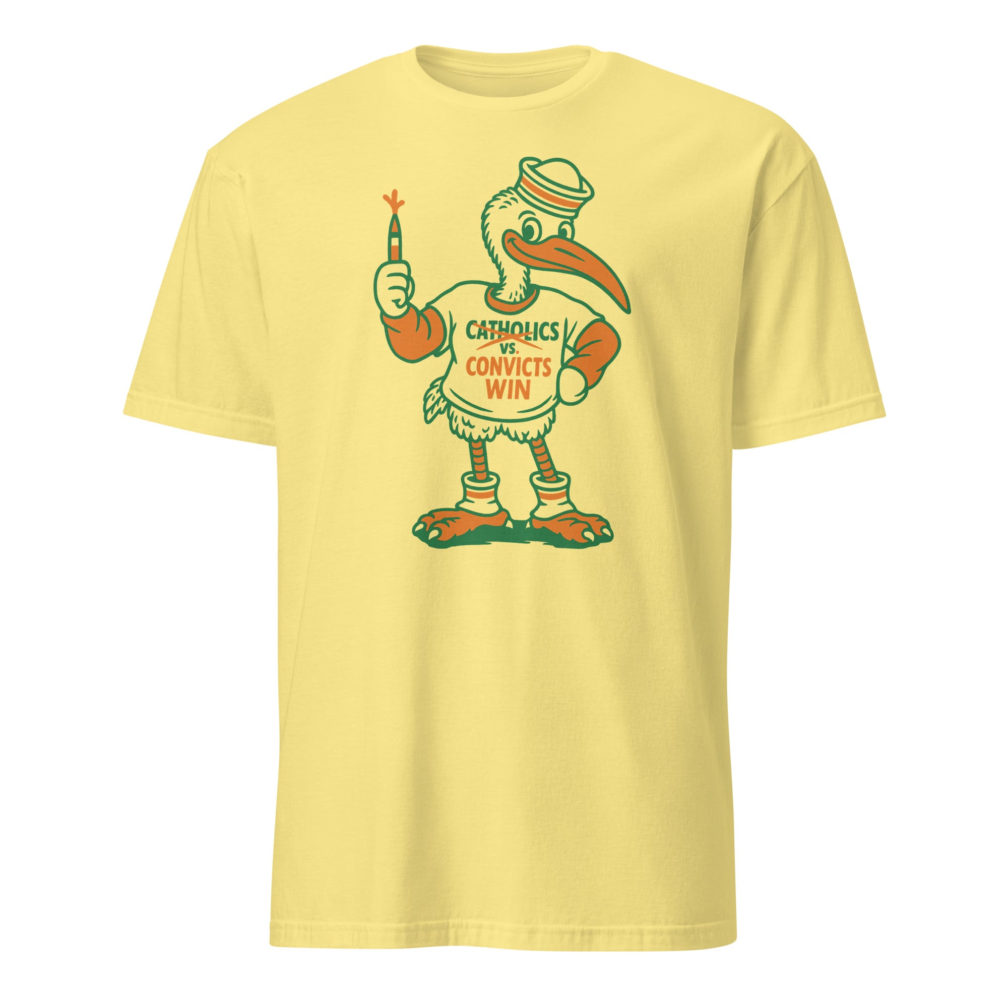 Convicts Win Tee in Cornsilk – Barstool T-Shirt by Cuccico