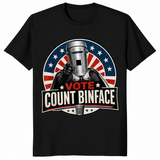 Vote Count Binface UK Politics Shirt | Space Warrior Tee 2026 | Cuccico