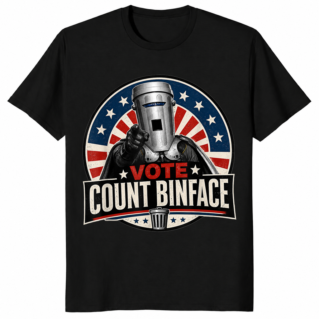 Vote Count Binface UK Politics Shirt | Space Warrior Tee 2026 | Cuccico