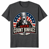 Vote Count Binface UK Politics Shirt | Space Warrior Tee 2026 | Cuccico