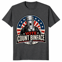 Vote Count Binface UK Politics Shirt | Space Warrior Tee 2026 | Cuccico