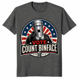 Vote Count Binface UK Politics Shirt | Space Warrior Tee 2026 | Cuccico