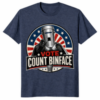Vote Count Binface UK Politics Shirt | Space Warrior Tee 2026 | Cuccico