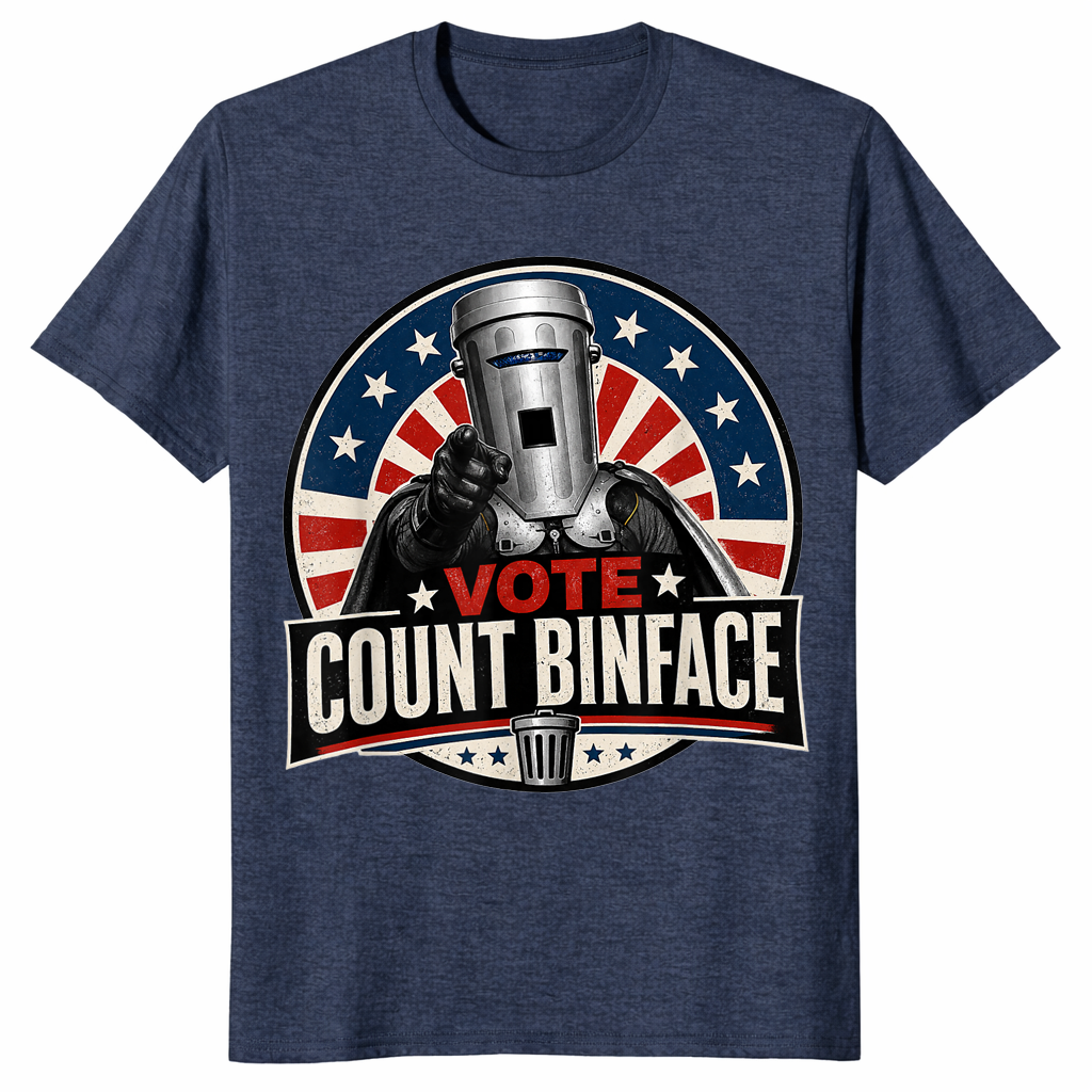 Vote Count Binface UK Politics Shirt | Space Warrior Tee 2026 | Cuccico