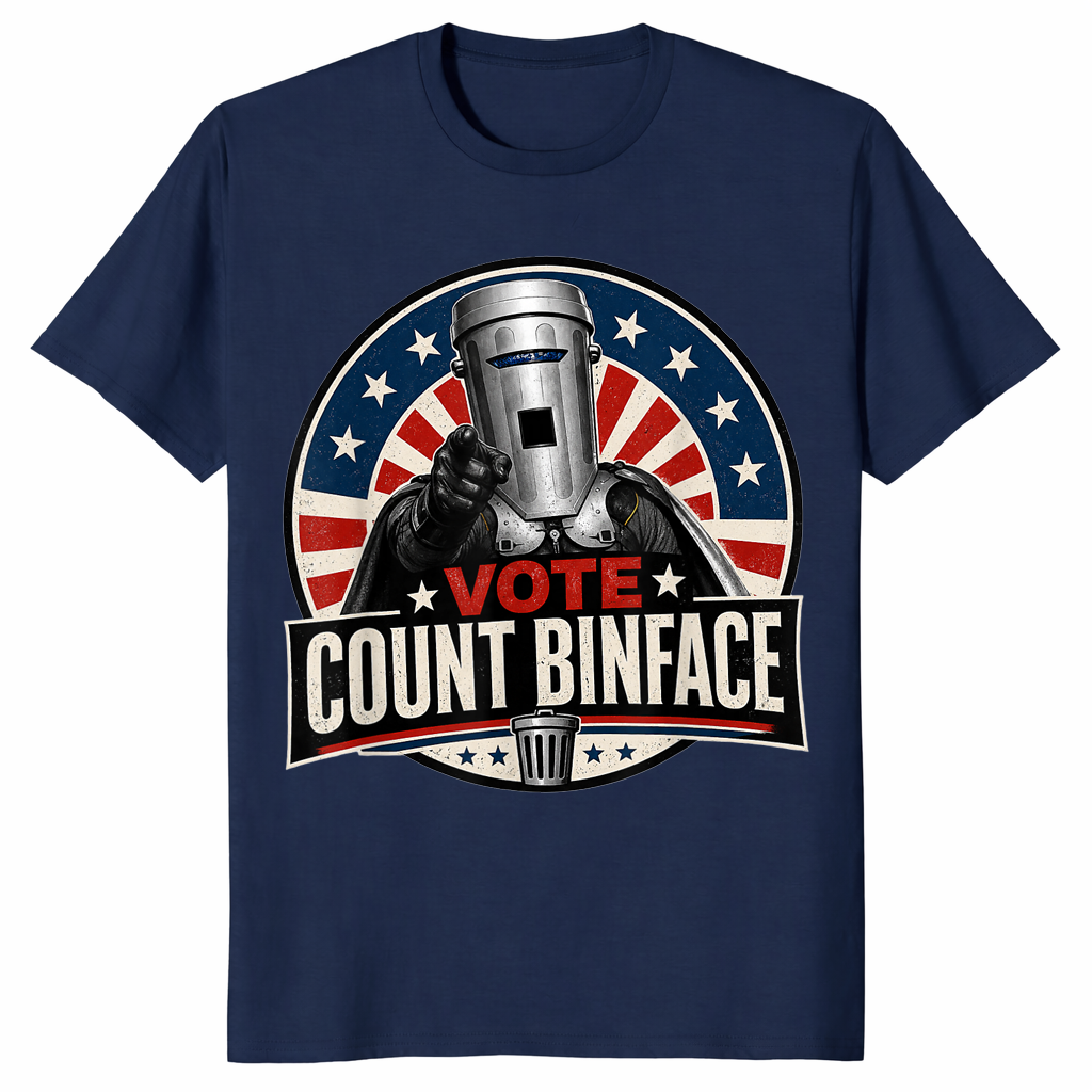 Vote Count Binface UK Politics Shirt | Space Warrior Tee 2026 | Cuccico