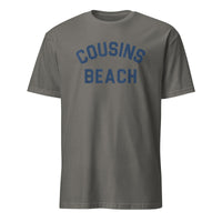 Charcoal Cousins Beach T-Shirt – Coastal graphic TSITP merch by Cuccico