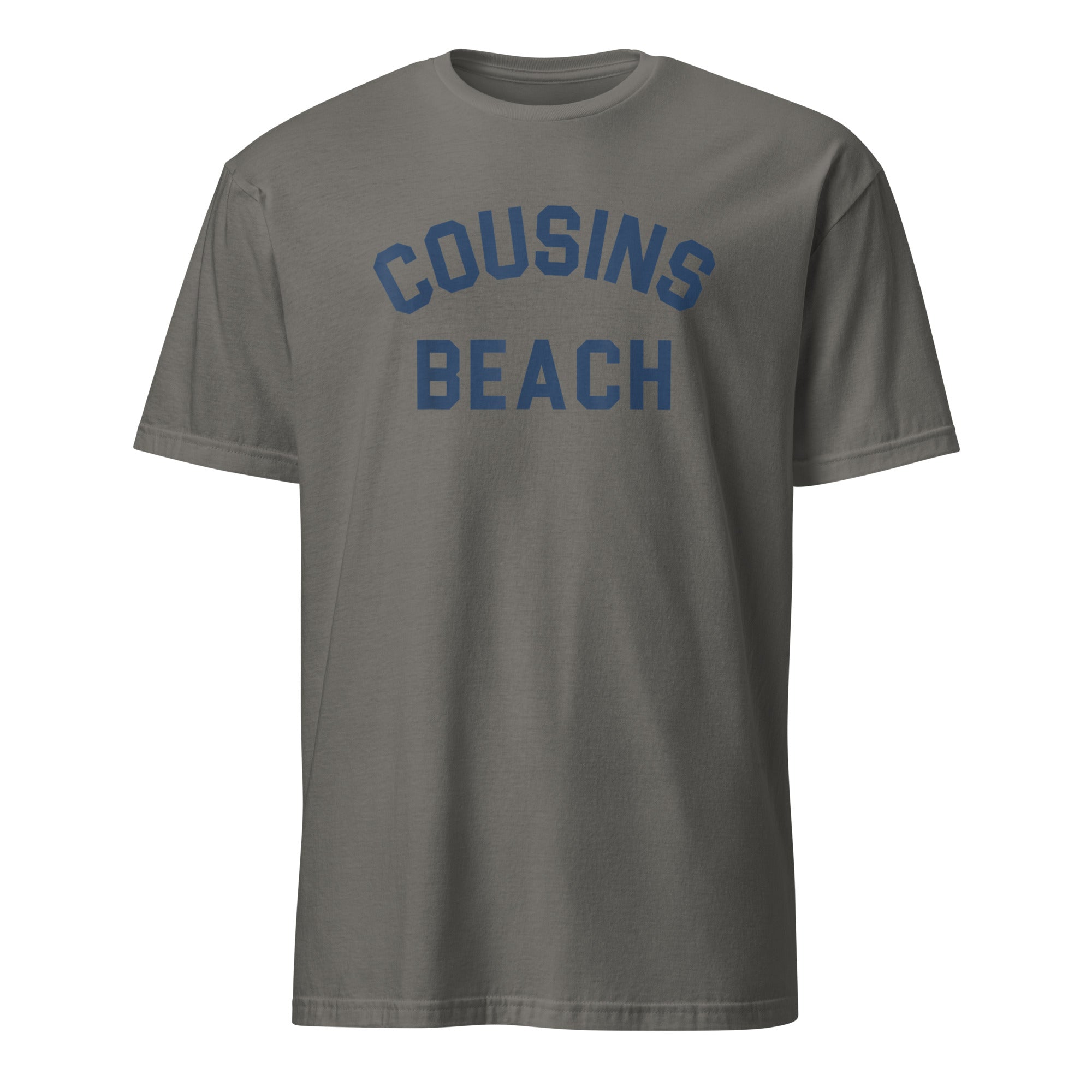 Charcoal Cousins Beach T-Shirt – Coastal graphic TSITP merch by Cuccico