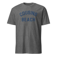 Graphite Heather Cousins Beach T-Shirt – TSITP Merch coastal aesthetic tee by Cuccico