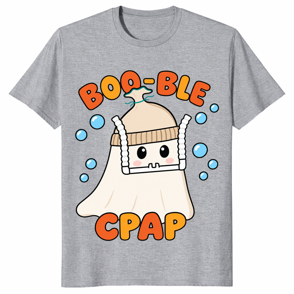 CPAP Halloween Shirt in sport grey