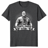 CR4TS Is Safer With Stibi T Shirt: Quirky Statement Graphic Tee | Cuccico