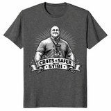 CR4TS Is Safer With Stibi T Shirt: Quirky Statement Graphic Tee | Cuccico