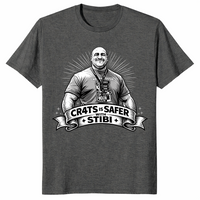 CR4TS Is Safer With Stibi T Shirt: Quirky Statement Graphic Tee | Cuccico